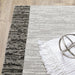 Oriental Weavers Strada STR06 Charcoal/ Grey 6'7"" x 9'6"" Indoor Area Rug SSTR06200300ST