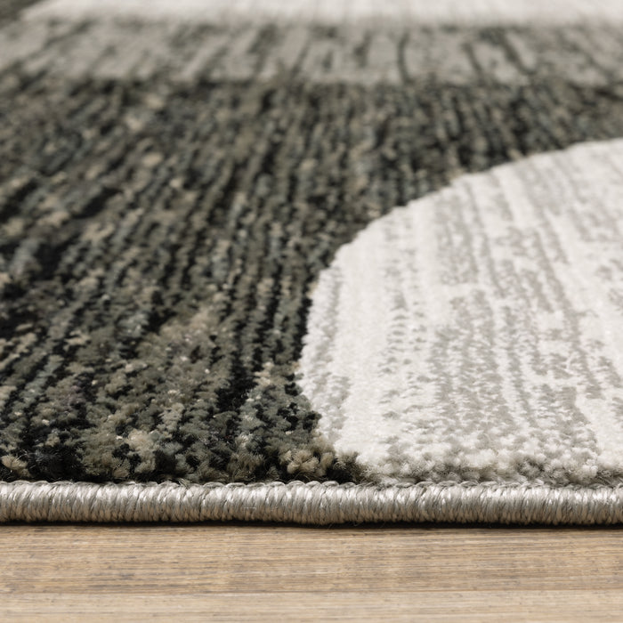 Oriental Weavers Strada STR06 Charcoal/ Grey 8'6"" x 11'7"" Indoor Area Rug SSTR06260370ST