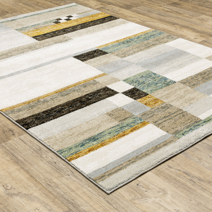 Oriental Weavers Strada STR07 Beige/ Multi 8'6"" x 11'7"" Indoor Area Rug SSTR07260370ST
