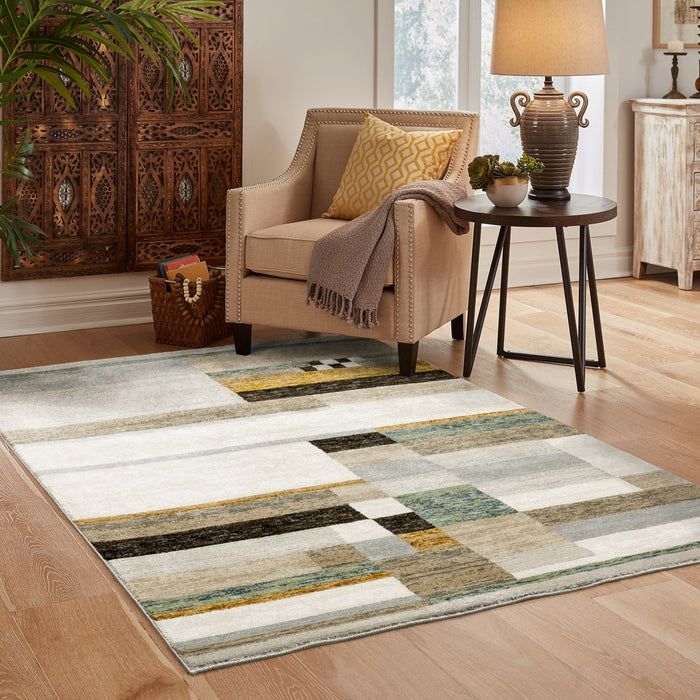Oriental Weavers Strada STR07 Beige/ Multi 10' x 13'2"" Indoor Area Rug SSTR07305400ST