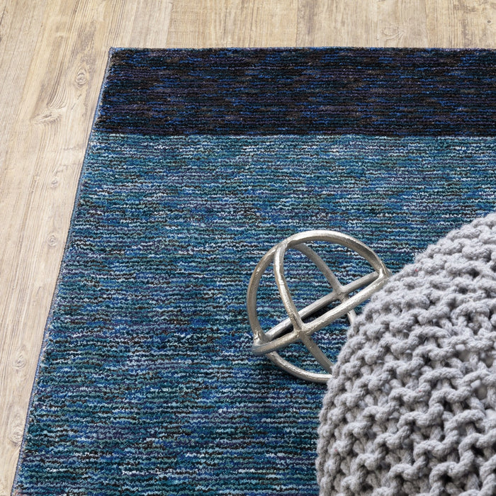 Oriental Weavers Strada STR08 Blue/ Purple 5'3"" x 7'3"" Indoor Area Rug SSTR08160230ST