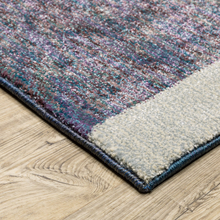 Oriental Weavers Strada STR08 Blue/ Purple 5'3"" x 7'3"" Indoor Area Rug SSTR08160230ST