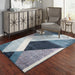 Oriental Weavers Strada STR08 Blue/ Purple 5'3"" x 7'3"" Indoor Area Rug SSTR08160230ST