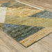 Oriental Weavers Strada STR09 Gold/ Blue 7'10"" x 10'10"" Indoor Area Rug SSTR09240343ST