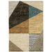 Oriental Weavers Strada STR10 Gold/ Multi 5'3"" x 7'3"" Indoor Area Rug SSTR10160230ST