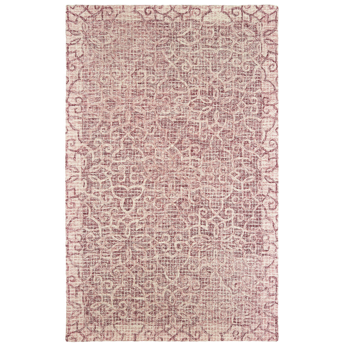 Oriental Weavers Tallavera 55601 Pink/ Ivory 10' x 13' Indoor Area Rug T55601305396ST