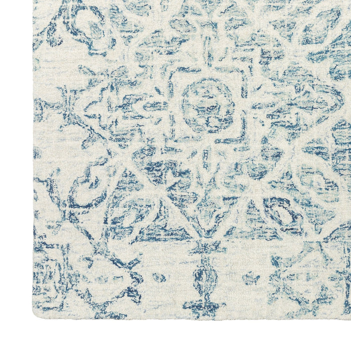 Oriental Weavers Tallavera 55603 Blue/ Ivory 10' x 13' Indoor Area Rug T55603305396ST