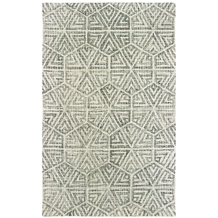 Oriental Weavers Tallavera 55605 Grey/ Ivory 10' x 13' Indoor Area Rug T55605305396ST