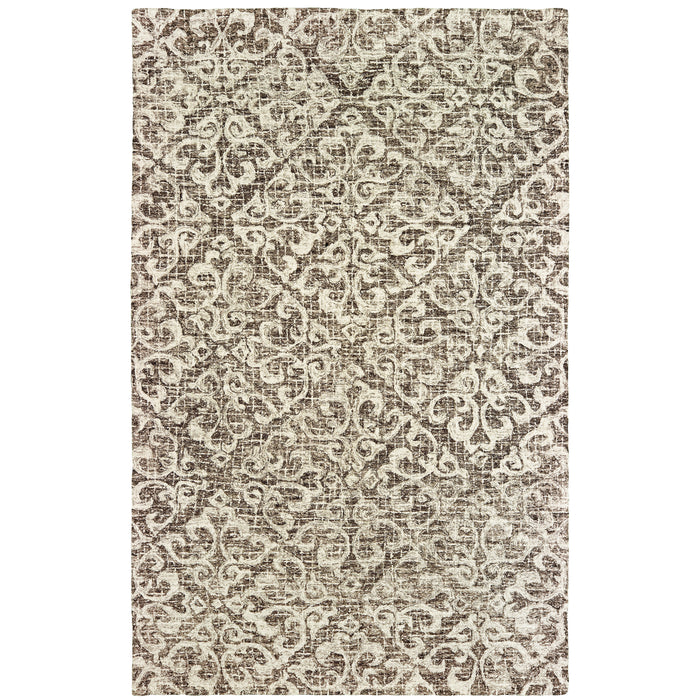 Oriental Weavers Tallavera 55607 Brown/ Ivory 8' x 10' Indoor Area Rug T55607244305ST
