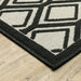 Oriental Weavers Torrey 4151G Light Grey/ Black 9'10"" x 12'10"" Indoor/Outdoor Area Rug T4151G300390ST