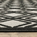 Oriental Weavers Torrey 4151G Light Grey/ Black 9'10"" x 12'10"" Indoor/Outdoor Area Rug T4151G300390ST