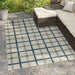 Oriental Weavers Torrey 7150H Light Grey/ Blue 9'10"" x 12'10"" Indoor/Outdoor Area Rug T7150H300390ST