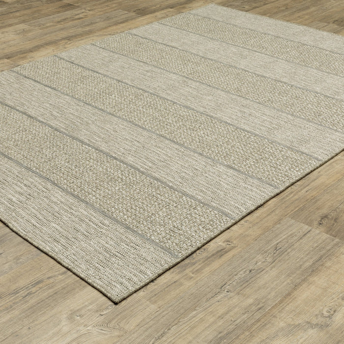 Oriental Weavers Tortuga TR01A Tan/Beige 9'10"" x 12'10"" Indoor Area Rug TTR01A300390ST