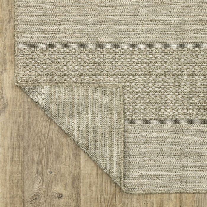 Oriental Weavers Tortuga TR01A Tan/Beige 9'10"" x 12'10"" Indoor Area Rug TTR01A300390ST