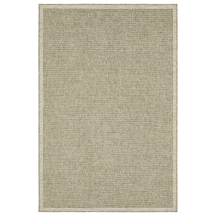 Oriental Weavers Tortuga TR12A Tan/ Light Brown 9'10"" x 12'10"" Indoor Area Rug TTR12A300390ST