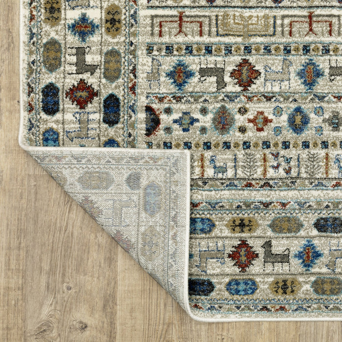 Oriental Weavers Venice 248W8 Ivory/ Multi 7'10"" x 10' Indoor Area Rug V248W8240305ST