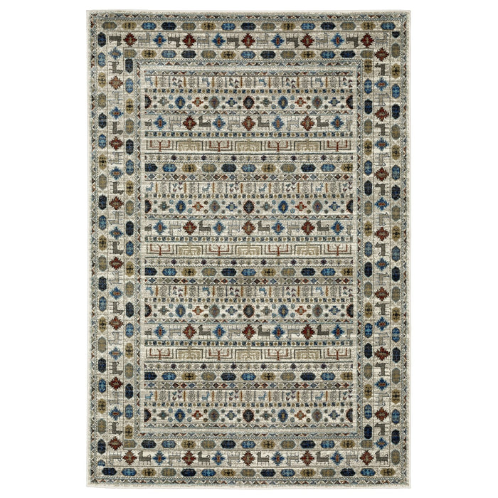 Oriental Weavers Venice 248W8 Ivory/ Multi 7'10"" x 10' Indoor Area Rug V248W8240305ST