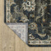 Oriental Weavers Venice 4333B Charcoal/ Blue 9'10"" x 12'10"" Indoor Area Rug V4333B300390ST