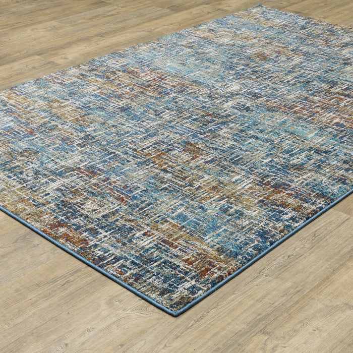 Oriental Weavers Venice 5573X Blue/ Multi 9'10"" x 12'10"" Indoor Area Rug V5573X300390ST
