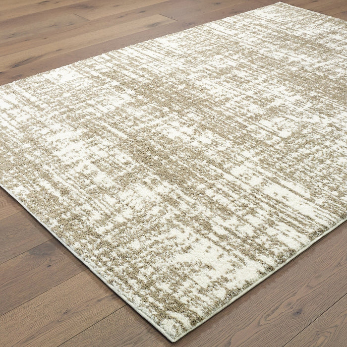 Oriental Weavers Verona 1803J Ivory/ Taupe 7'10"" x 10'10"" Indoor Area Rug V18003J240330ST