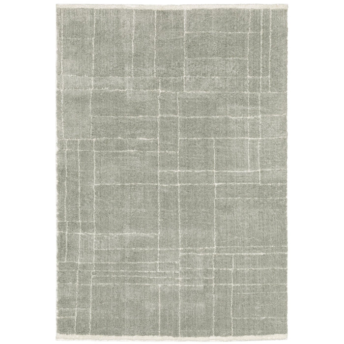 Oriental Weavers Verona 752G6 Grey/ Ivory 9'10"" x 12'10"" Indoor Area Rug V752G6300390ST