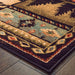 Oriental Weavers Woodlands 1041C Black/ Multi 9'10"" x 12'10"" Indoor Area Rug W1041C300390ST