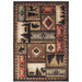 Oriental Weavers Woodlands 1041C Black/ Multi 9'10"" x 12'10"" Indoor Area Rug W1041C300390ST