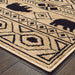 Oriental Weavers Woodlands 9651A Ivory/ Black 9'10"" x 12'10"" Indoor Area Rug W9651A300390ST