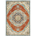 Oriental Weavers Xanadu 1332Q Orange/ Blue 7'10"" x 10'10"" Indoor Area Rug X1332Q240330ST