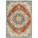 Oriental Weavers Xanadu 1332Q Orange/ Blue 6'7"" x 9'6"" Indoor Area Rug X1332Q2200290ST