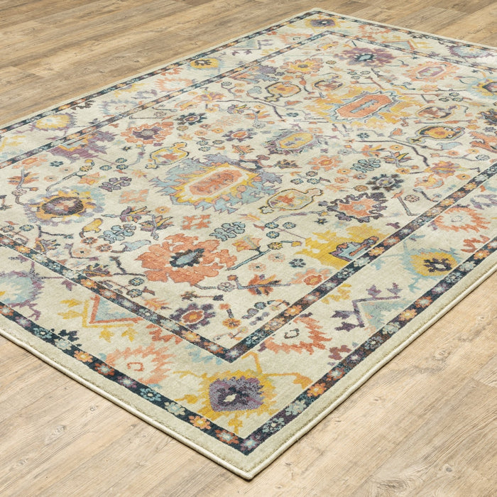 Oriental Weavers Xanadu 5502U Beige/ Multi 7'10"" x 10'10"" Indoor Area Rug X5502U240330ST