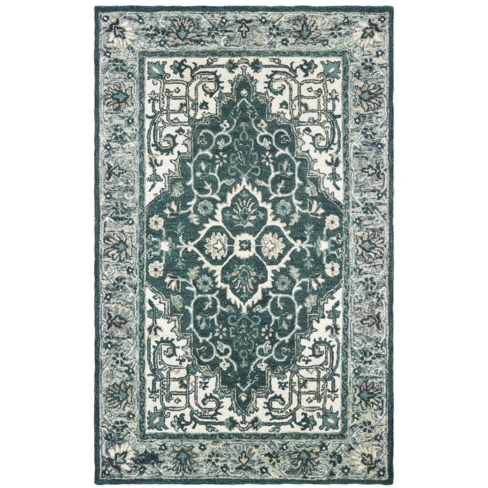 Oriental Weavers Zahra 75506 Grey/ Blue 8' x 10' Indoor Area Rug Z75506244305ST