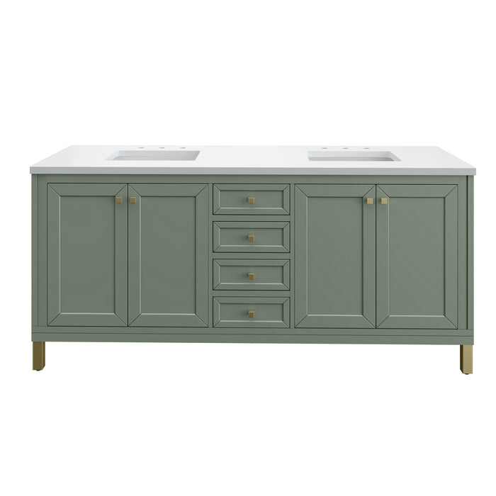 James Martin Vanities Chicago 72" Double Vanity