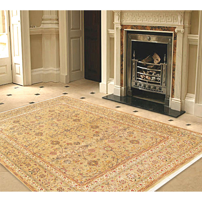 Pasargad Home Baku Collection Hand-Knotted Lamb's Wool Area Rug- 9' 0" X 11' 11" P-713A 9X12