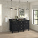 Lorelai 60" Double Vanity, Whitewashed Oak w/ 3 CM Lime Delight Silestone Top