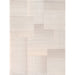 Pasargad Home Rodeo Collection Hand-Tufted Silver/Blue Bsilk & Wool Area Rug- 5' 0" X 8' 0" PCC-06 5X8