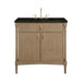 Kinnsden 36" Single Vanity, Weathered Oak w/ 3 CM Phantome Eclos Top