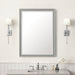 James Martin Glenbrooke 30" Mirror in Urban Gray, shown in a bathroom setting