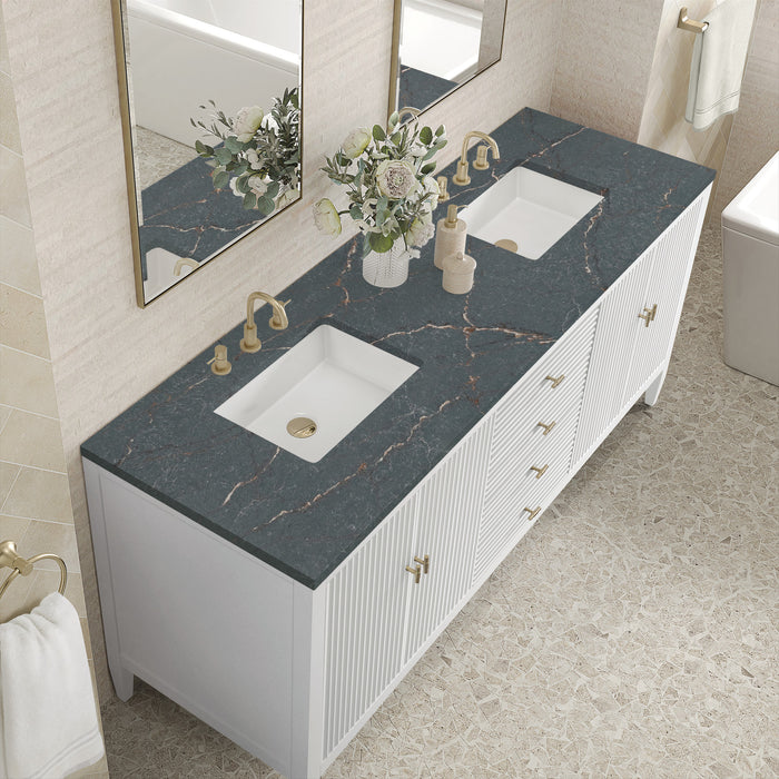 James Martin Vanities Myrrin 72" Double Bathroom Vanity