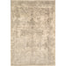 Pasargad Home Transitiona Collection Hand-Knotted Silk & Wool Area Rug- 4' 1" X 6' 0" PCE-1309BGE 4X6