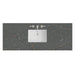 60" Single Top, 3 CM Parisien Bleu Silestone w/ Sink