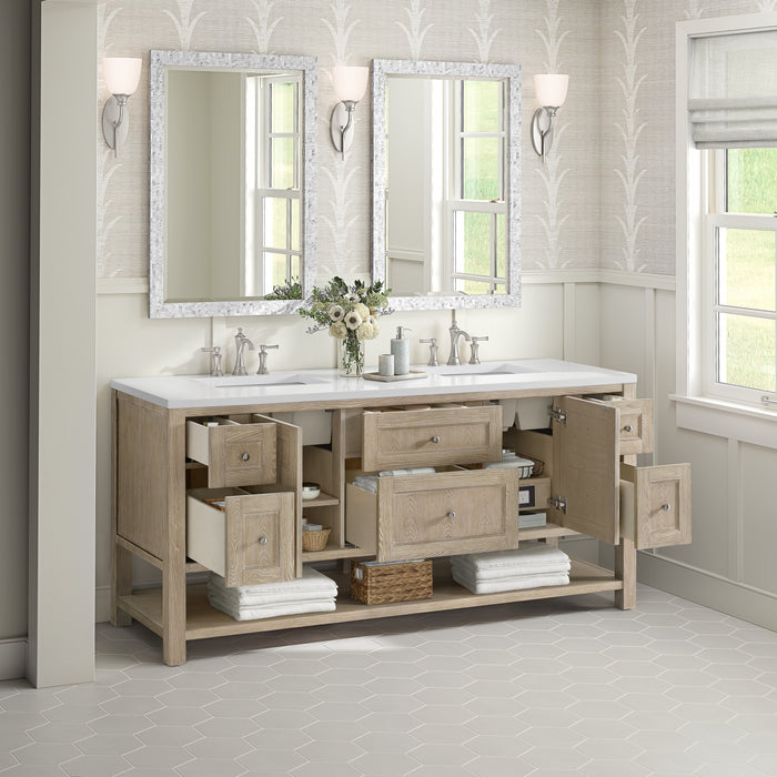 James Martin Vanities Breckenridge 72" Double Vanity