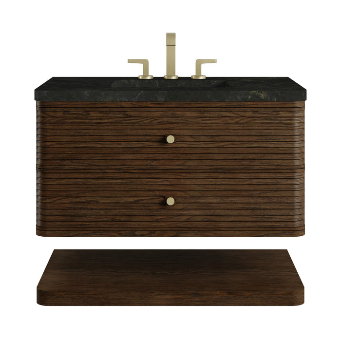 Allamari 36" Single Vanity, Sable w/ 3 CM Phantome Eclos Top