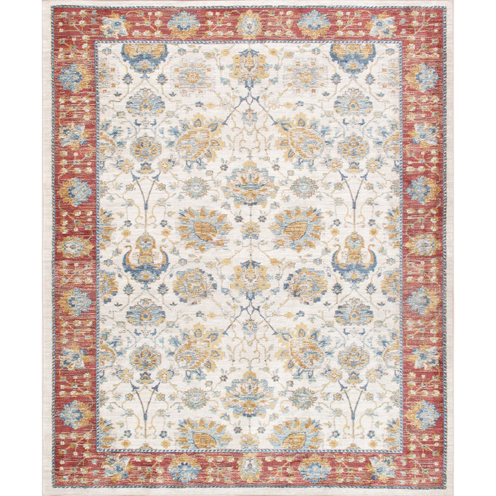 Pasargad Home Heritage Collection Power Loom Area Rug- 5' 0" X 8' 0" PFH-01 5x8