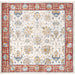Pasargad Home Heritage Collection Power Loom Area Rug- 6' 0" X 6' 0" PFH-01 6x6