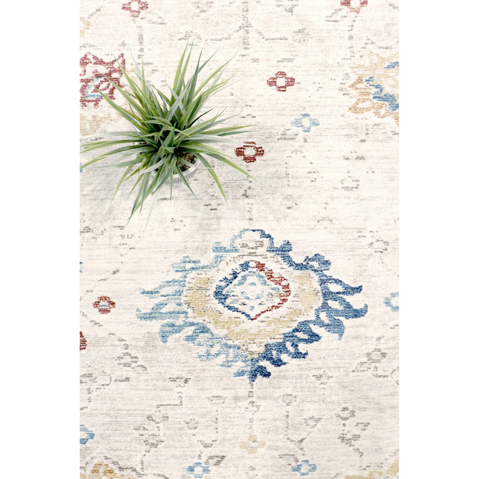 Pasargad Home Heritage Collection Power Loom Beige & Ivory Area Rug pfh-03 2.06x10