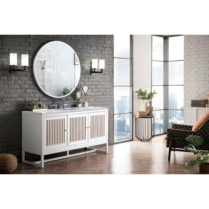 James Martin Vanities Athens 60" Single Bathroom Vanity