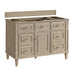 Lorelai 48" Single Vanity, Light Natural Oak w/ 3 CM Ethereal Noctis Silestone Top