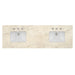 72" Double Top, 3CM Tajnar Eclos w/ Sink