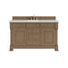 Brookfield 60" Single Vanity, Honey Oak,  w/ 3 CM White Zeus Silestone Top